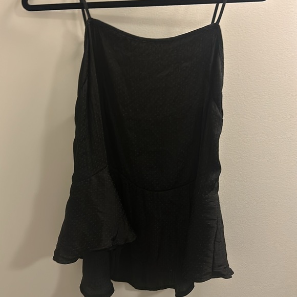 FREE PEOPLE RUFFLE HEM CAMI - small - Picture 4 of 7